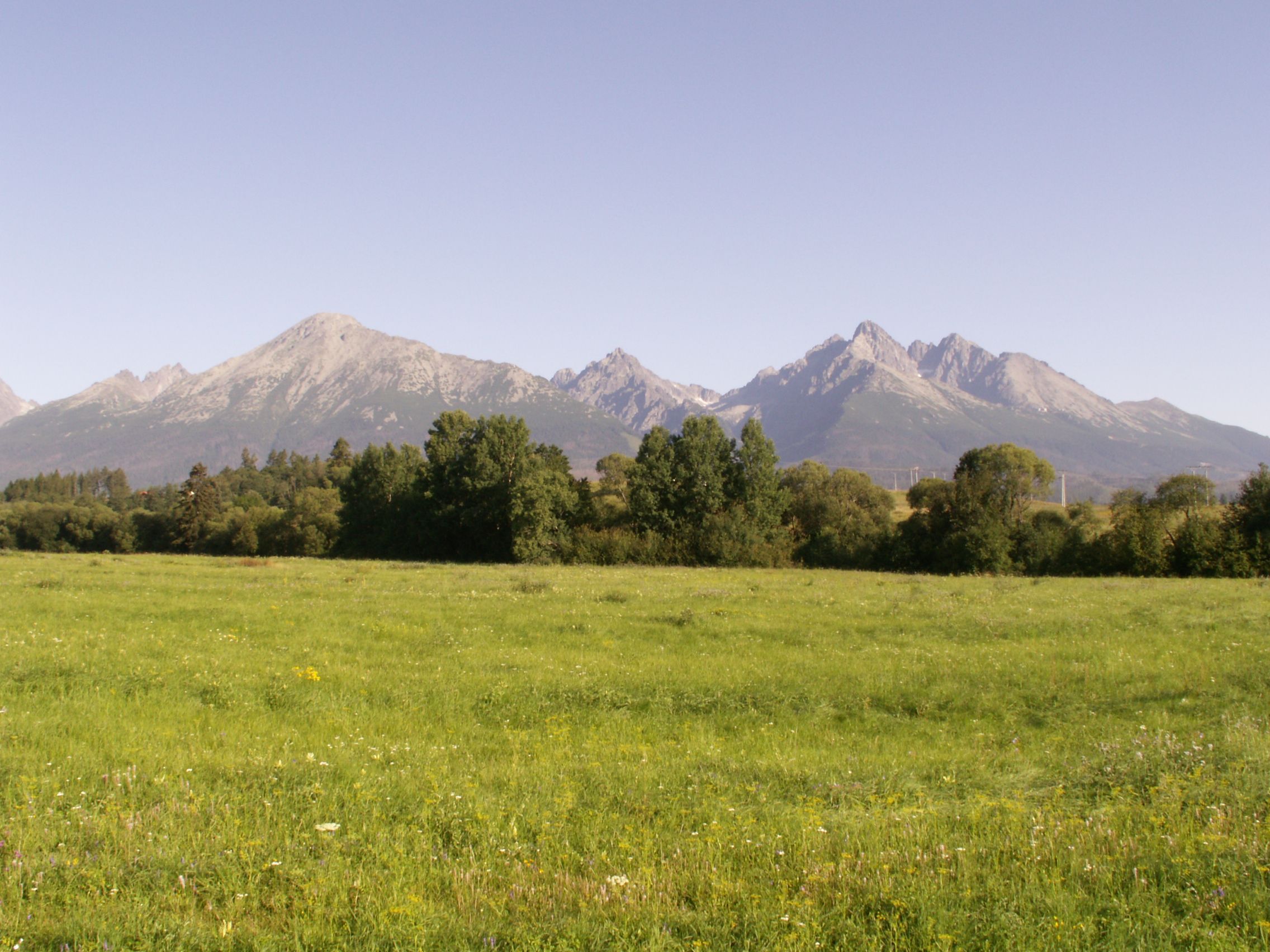 Tatrablick von Nova Lesna