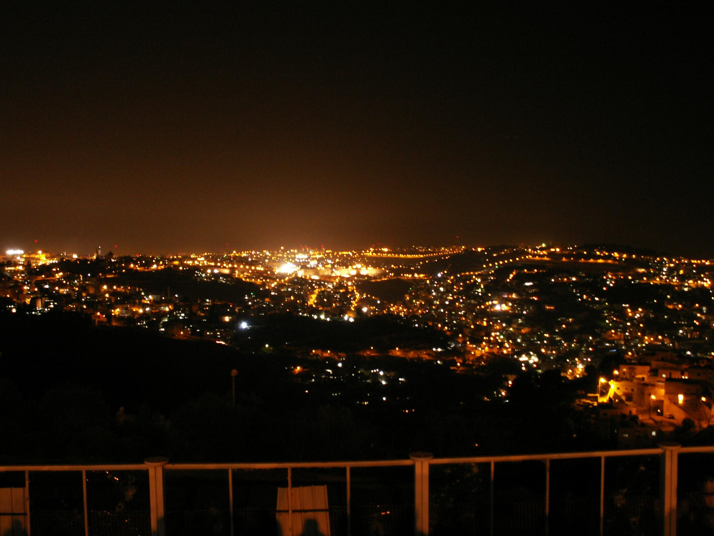 Jerusalem bei Nacht