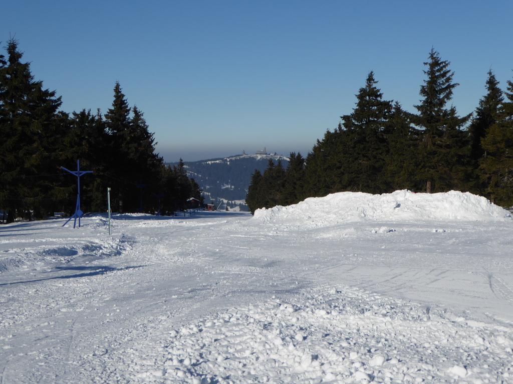 Blick zum Fichtelberg